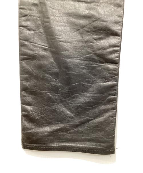 GAP（ギャップ）GAP (ギャップ) boot fit LEATHER PANTS ブラック サイズ:W28の古着・服飾アイテム
