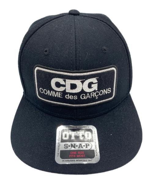 CDG COMME des GARCONS（シーディージー コムデギャルソン）CDG COMME des GARCONS (シーディージー コムデギャルソン) キャップ ブラックの古着・服飾アイテム