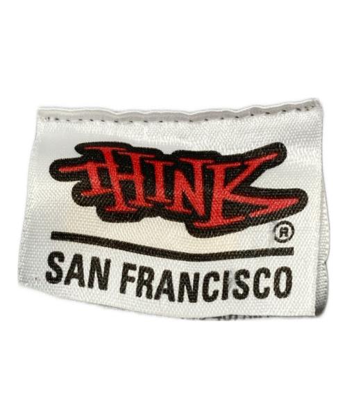 think skateboards（シンクスケートボーズ）think skateboards (シンクスケートボーズ) Tシャツ グレー サイズ:Mの古着・服飾アイテム