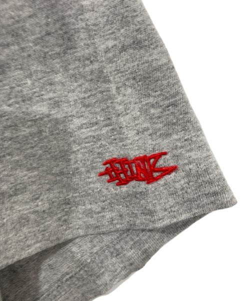 think skateboards（シンクスケートボーズ）think skateboards (シンクスケートボーズ) Tシャツ グレー サイズ:Mの古着・服飾アイテム
