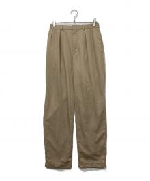 POLO RALPH LAUREN（ポロ・ラルフローレン）の古着「ポリスラックス」｜ベージュ