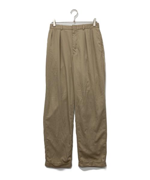 POLO RALPH LAUREN（ポロ・ラルフローレン）POLO RALPH LAUREN (ポロ・ラルフローレン) ポリスラックス ベージュ サイズ:33/32の古着・服飾アイテム