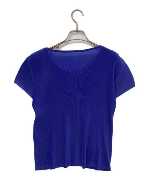 PLEATS PLEASE（プリーツプリーズ）PLEATS PLEASE (プリーツプリーズ) カットソー ブルー サイズ:3の古着・服飾アイテム