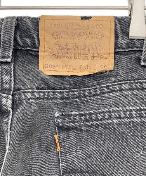 LEVI'S（リーバイス）LEVI'S (リーバイス) 後染サルファブラック デニムパンツ ブラック サイズ:W34の古着・服飾アイテム