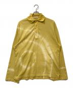 Acne studiosアクネ ストゥディオス）の古着「Tie dye polo shirt/タイダイポロシャツ」｜イエロー