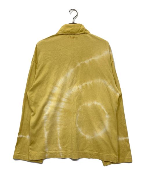 Acne studios（アクネ ストゥディオス）ACNE STUDIOS (アクネ ストゥディオス) Tie dye polo shirt/タイダイポロシャツ イエロー サイズ:XSの古着・服飾アイテム