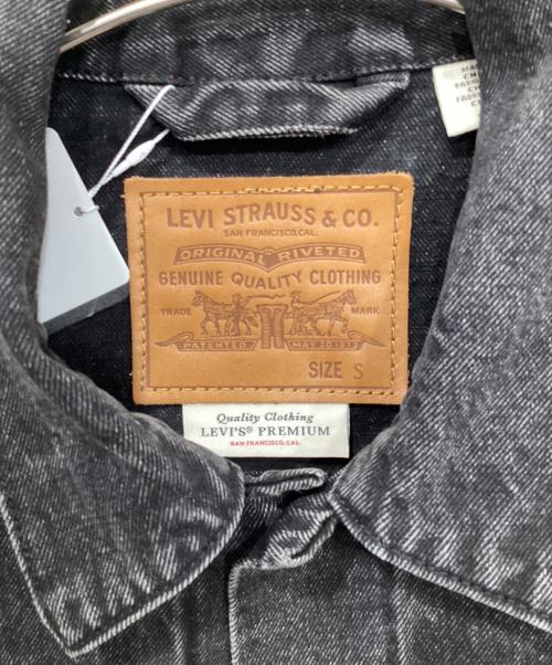 LEVI'S PReMIUM（リーバイス プレミアム）LEVI'S PReMIUM (リーバイスプレミアム) 417 by EDIFICE (417 バイ エディフィス) 30th 別注 Type 1 Trucker Jacket BLACK ブラック サイズ:S 未使用品の古着・服飾アイテム