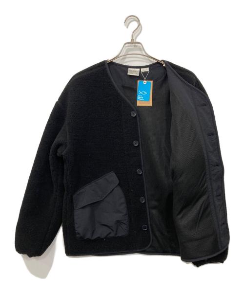 GRAMICCI（グラミチ）GRAMICCI (グラミチ) BOA FLEECE CARDIGAN/ボアフリースカーディガン ブラック サイズ:ASIA M、USA/EU S 未使用品の古着・服飾アイテム