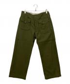 Engineered Garmentsエンジニアドガーメンツ）の古着「ウールサージブッシュパンツ」｜オリーブ