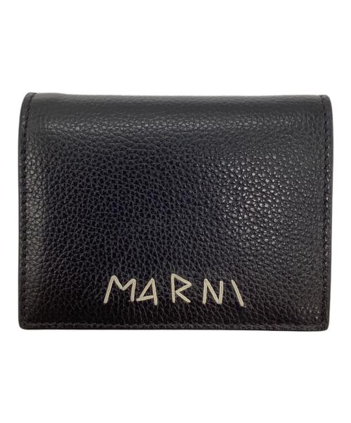 MARNI（マルニ）MARNI (マルニ) 2つ折り財布 ブラックの古着・服飾アイテム