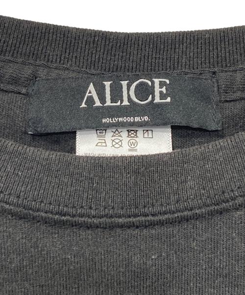 ALICE Hollywood（アリス ハリウッド）Alice Hollywood (アリス ハリウッド) Tシャツ ブラック サイズ:Sの古着・服飾アイテム