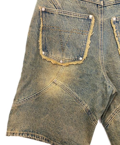 Trendt Vision（トレンドビジョン）Trendt Vision (トレンドビジョン) デニムハーフパンツ ブルー サイズ:Mの古着・服飾アイテム