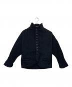 KAPITALキャピタル）の古着「シャギーメルトンドルマンジャケット」｜ブラック