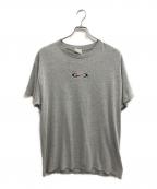 NIKEナイキ）の古着「フロントロゴTシャツ」｜グレー