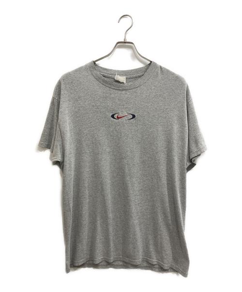 NIKE（ナイキ）NIKE (ナイキ) フロントロゴTシャツ グレー サイズ:Lの古着・服飾アイテム