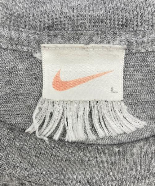 NIKE（ナイキ）NIKE (ナイキ) フロントロゴTシャツ グレー サイズ:Lの古着・服飾アイテム