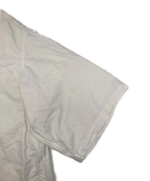 THE NORTHFACE PURPLELABEL（ザ・ノースフェイス パープルレーベル）THE NORTHFACE PURPLELABEL (ザ・ノースフェイス パープルレーベル) Cotton Polyester OX H/S Shirt ホワイト サイズ:Lの古着・服飾アイテム