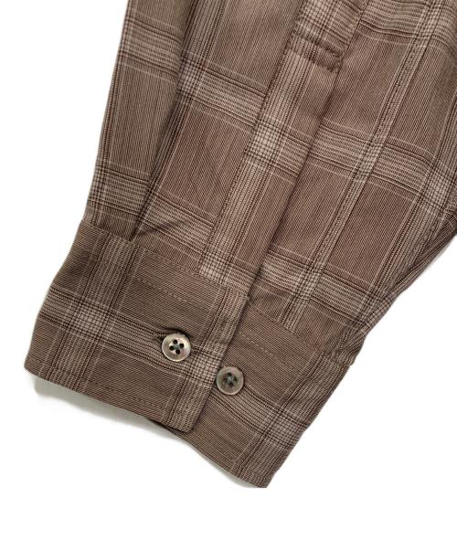 mb（エムビー）mb (エムビー) ハイエンド尾州ウールドレスシャツ グレー サイズ:Lの古着・服飾アイテム