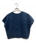 mizuiro-ind (ミズイロインド) wave crew neck shirt ネイビー サイズ:-：5000円