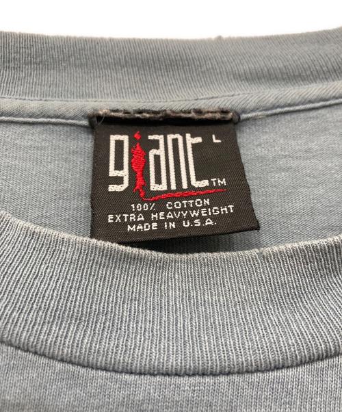 giant（ジャイアント）giant (ジャイアント) Def Leppard 1999 EUPHORIA TOUR ツアーT ブルー サイズ:Ｌの古着・服飾アイテム