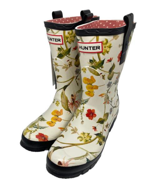 HUNTER（ハンター）HUNTER (ハンター) RHS コラボレインブーツ ベージュ サイズ:UK4の古着・服飾アイテム