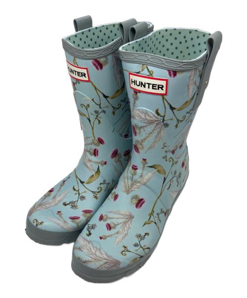 HUNTER（ハンター）HUNTER (ハンター) RHS コラボレインブーツ ブルー サイズ:UK5の古着・服飾アイテム