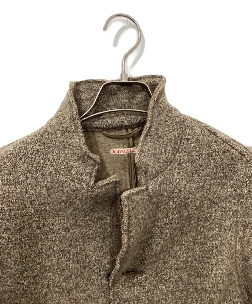 KAPITAL（キャピタル）KAPITAL (キャピタル) 三面構成 チロルウール スタンドカラー ノマドジャケット ブラウンの古着・服飾アイテム