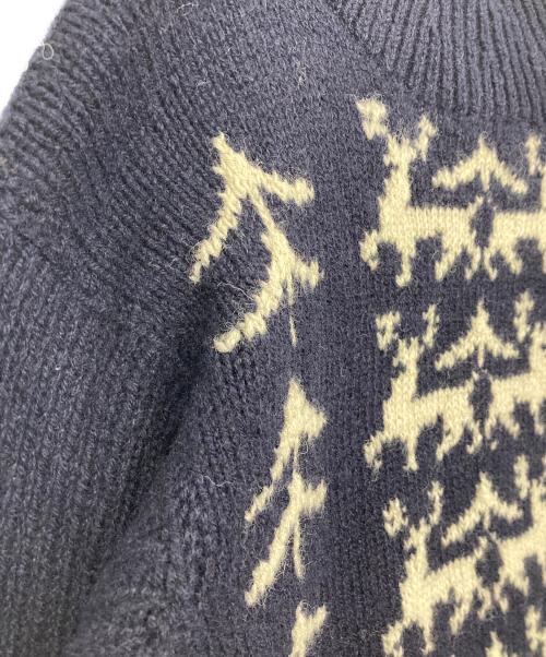 45rpm（45アールピーエム）45rpm (45アールピーエム) カウチンセーター ネイビー サイズ:記載なしの古着・服飾アイテム