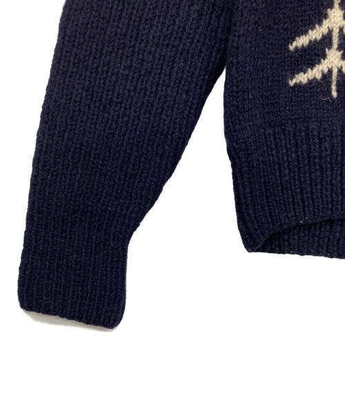 45rpm（45アールピーエム）45rpm (45アールピーエム) カウチンセーター ネイビー サイズ:記載なしの古着・服飾アイテム