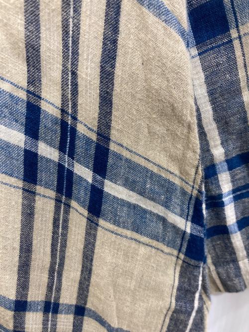 KAPITAL（キャピタル）KAPITAL (キャピタル) コットンチェックワンピース ベージュ サイズ:1の古着・服飾アイテム