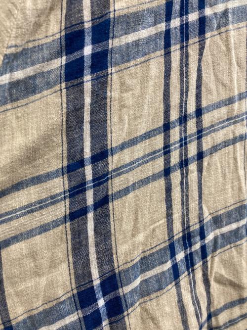 KAPITAL（キャピタル）KAPITAL (キャピタル) コットンチェックワンピース ベージュ サイズ:1の古着・服飾アイテム