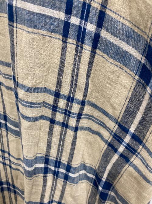 KAPITAL（キャピタル）KAPITAL (キャピタル) コットンチェックワンピース ベージュ サイズ:1の古着・服飾アイテム