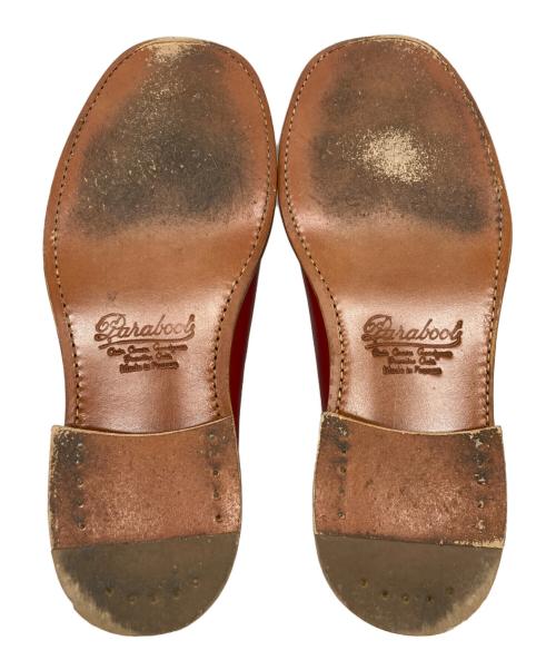 PARABOOT（パラブーツ）PARABOOT (パラブーツ) タッセルローファー レッド サイズ:5の古着・服飾アイテム