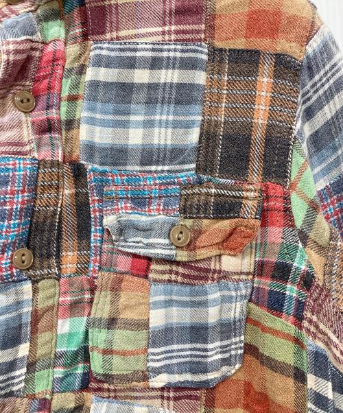 KAPITAL（キャピタル）KAPITAL (キャピタル) パッチワークシャツワンピース マルチカラーの古着・服飾アイテム