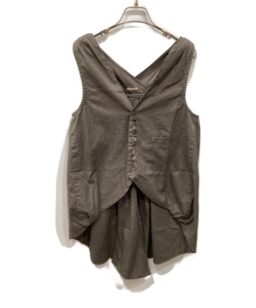 KAPITAL（キャピタル）KAPITAL (キャピタル) ロングジレ グレー サイズ:XSの古着・服飾アイテム