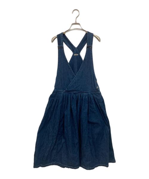 KAPITAL（キャピタル）KAPITAL (キャピタル) プリーツジャンバースカート インディゴ サイズ:ＸＳの古着・服飾アイテム