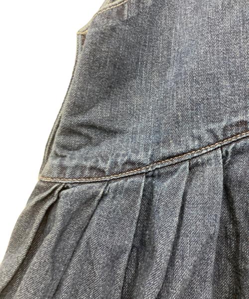 KAPITAL（キャピタル）KAPITAL (キャピタル) プリーツジャンバースカート インディゴ サイズ:ＸＳの古着・服飾アイテム