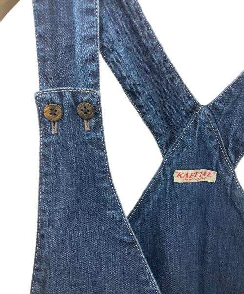 KAPITAL（キャピタル）KAPITAL (キャピタル) プリーツジャンバースカート インディゴ サイズ:ＸＳの古着・服飾アイテム