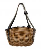 ebagosエバゴス）の古着「マルシェバッグ」｜ブラック×ベージュ