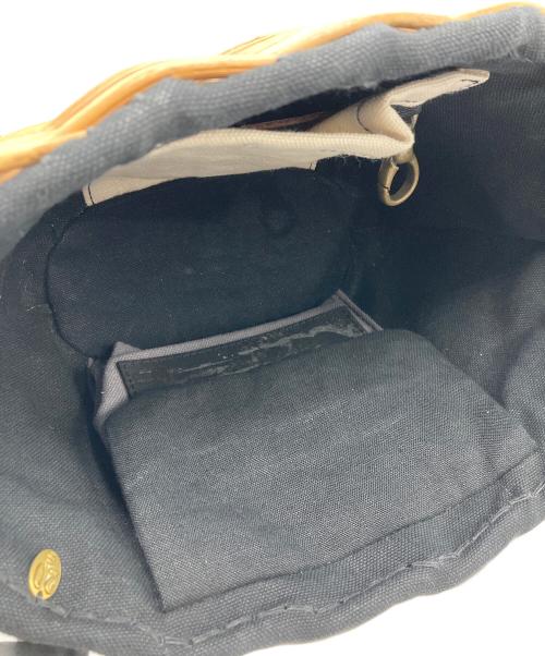 ebagos（エバゴス）ebagos (エバゴス) マルシェバッグ ブラック×ベージュの古着・服飾アイテム