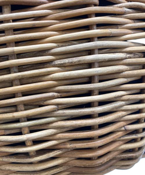 ebagos（エバゴス）ebagos (エバゴス) マルシェバッグ ブラック×ベージュの古着・服飾アイテム