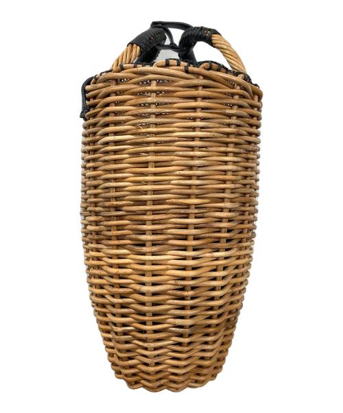 ebagos（エバゴス）ebagos (エバゴス) カゴバッグ ベージュ×ブラックの古着・服飾アイテム