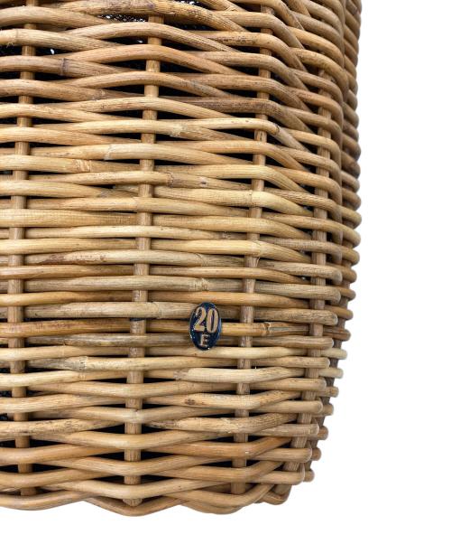 ebagos（エバゴス）ebagos (エバゴス) カゴバッグ ベージュ×ブラックの古着・服飾アイテム