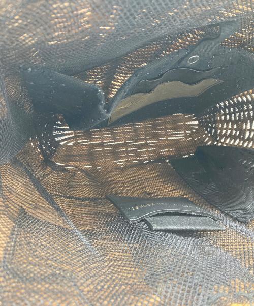 ebagos（エバゴス）ebagos (エバゴス) カゴバッグ ベージュ×ブラックの古着・服飾アイテム