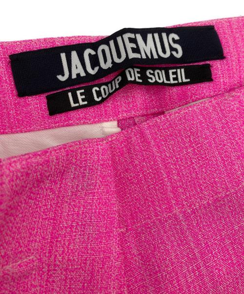 jacquemus（ジャックムス）jacquemus (ジャックムス) シルク混バミューダパンツ ピンク サイズ:34の古着・服飾アイテム