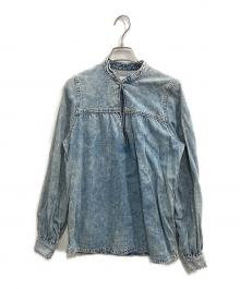 GANNI（ガニー）の古着「デニムブラウス」｜インディゴ