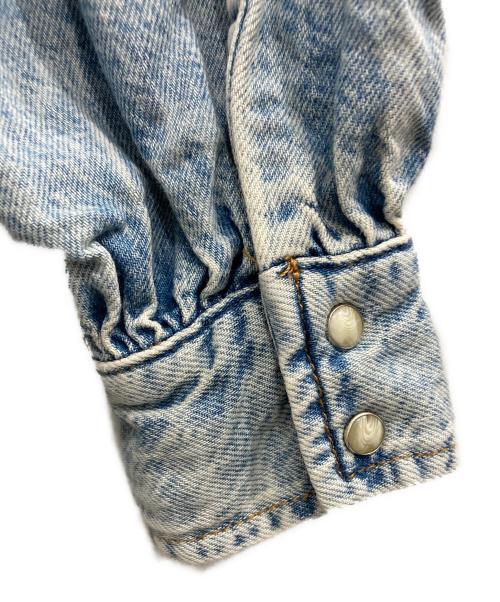 GANNI（ガニー）GANNI (ガニー) デニムブラウス インディゴ サイズ:34の古着・服飾アイテム