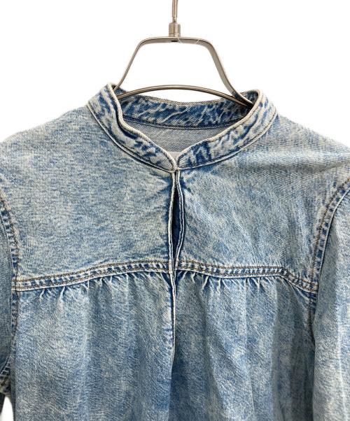 GANNI（ガニー）GANNI (ガニー) デニムブラウス インディゴ サイズ:34の古着・服飾アイテム