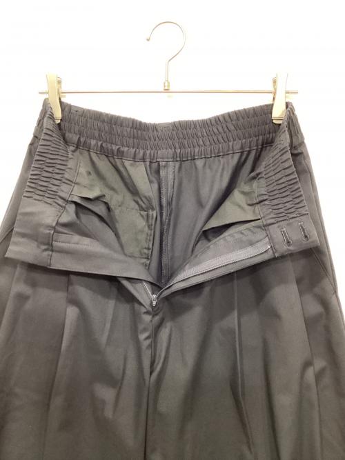 PUBLIC TOKYO（パブリックトウキョウ）PUBLIC TOKYO (パブリックトウキョウ) スムージーワイドバレルレッグスラックスイージーパンツ ネイビー サイズ:02の古着・服飾アイテム