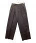 stein（シュタイン）の古着「LONG WIDE TROUSERS/ロングワイドトラウザー」｜DARK CHARCOAL